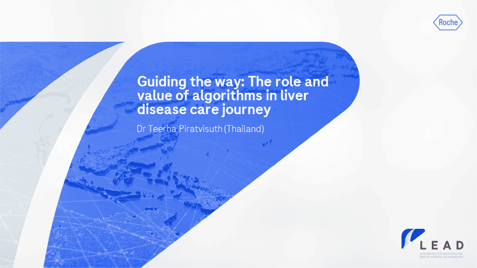 Guiding the way The role and value of algorithms in liver disease care journey