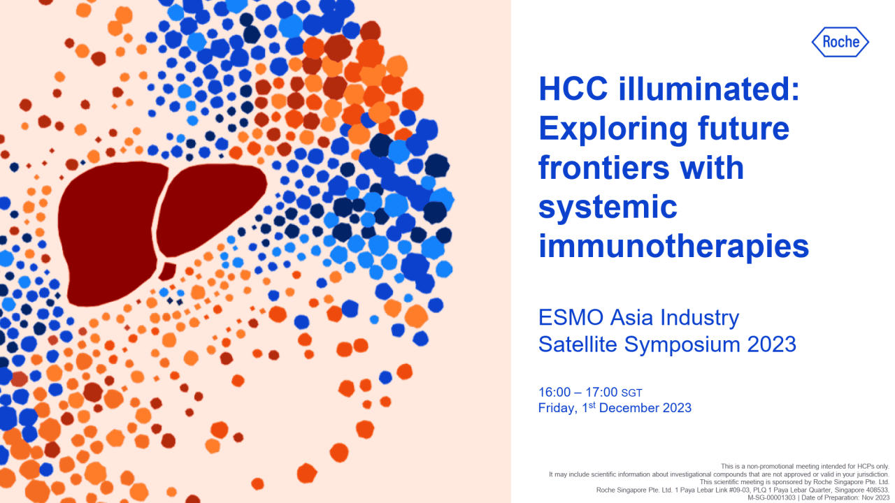 ESMO Asia 2023 presentation slide chong toh HCC illuminated 1