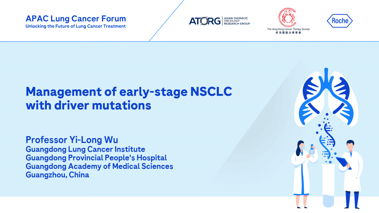 Management of early stage NSCLC with driver mutations featured image